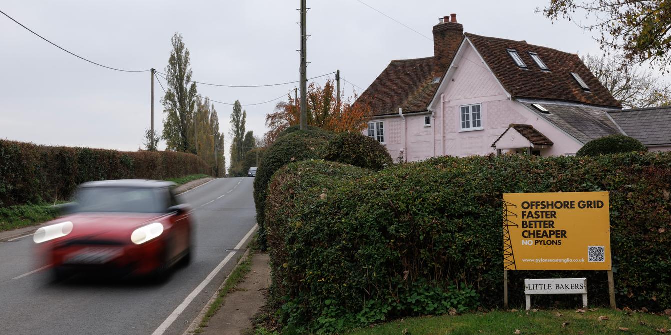 Le gouvernement britannique récompense les habitants pour accepter des pylônes électriques