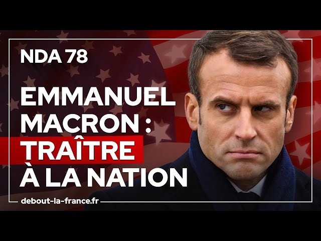 Macron, le traître à la France
